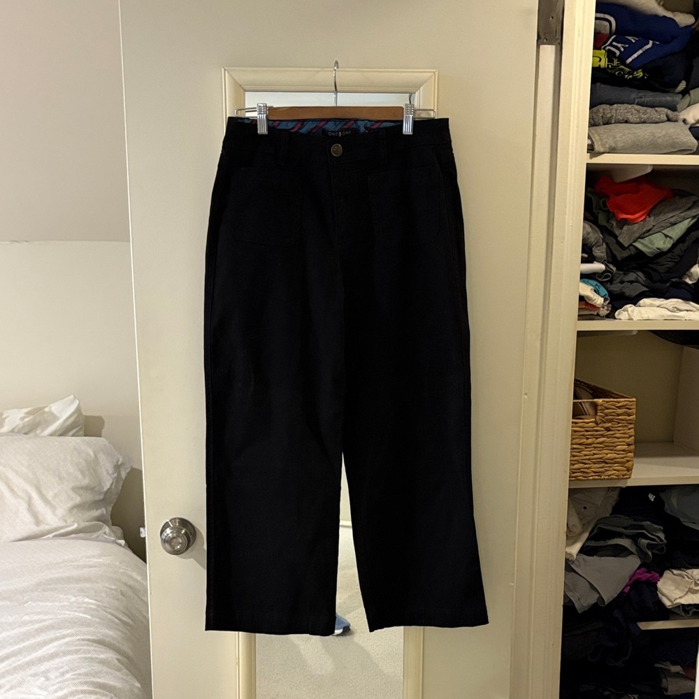 One 5 One Women's Black Chinos
